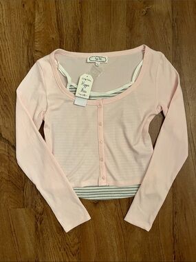NWT Hippie Rose Layered Top
